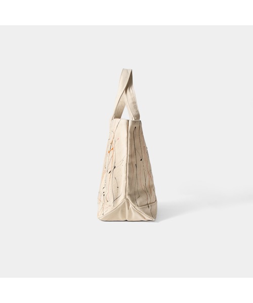 APPLEBUM（アップルバム）の「Paint Totebag [TiEDYE FREAK]（トートバッグ・メンズ・ネイビー/ナチュラル・FREE）」の6枚目の写真