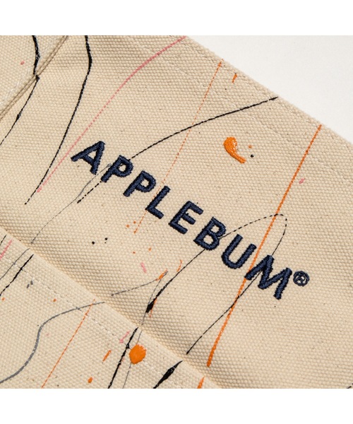 APPLEBUM（アップルバム）の「Paint Totebag [TiEDYE FREAK]（トートバッグ・メンズ・ネイビー/ナチュラル・FREE）」の8枚目の写真