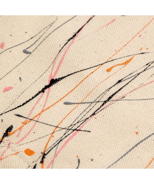 APPLEBUM（アップルバム）の「Paint Totebag [TiEDYE FREAK]（トートバッグ・メンズ・ネイビー/ナチュラル・FREE）」の9枚目の写真