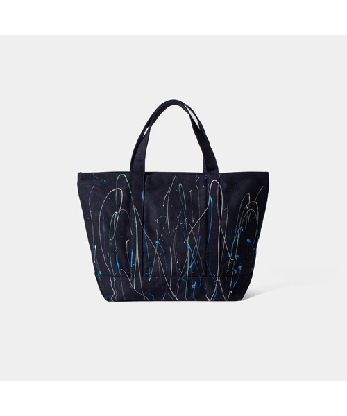 APPLEBUM（アップルバム）の「Paint Totebag [TiEDYE FREAK]（トートバッグ・メンズ・ネイビー/ナチュラル・FREE）」の12枚目の写真