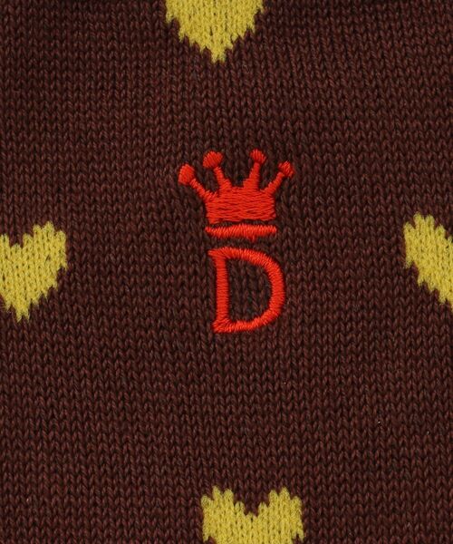 DRESSTERIOR(ドレステリア)の「ハート柄 ソックス(ソックス/靴下・メンズ・ネイビー/グリーン/ダークブラウン/ブラック・00)」の8枚目の写真