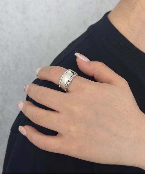 【B-925 SILVER】925リング b925-r142-8g