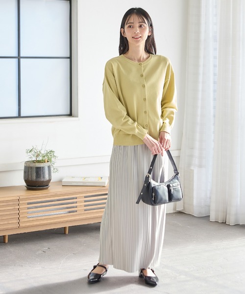 Honeys（ハニーズ）の「【セルフカット】プリーツナロースカート（スカート・レディース・グレイッシュベージュ/イエロー系その他/ブルー/ブラック・LL/3L/S/M/L）」の15枚目の写真