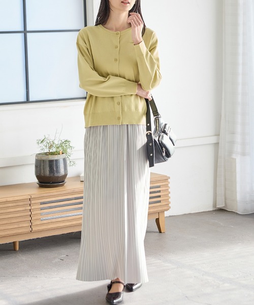 Honeys（ハニーズ）の「【セルフカット】プリーツナロースカート（スカート・レディース・グレイッシュベージュ/イエロー系その他/ブルー/ブラック・LL/3L/S/M/L）」の16枚目の写真