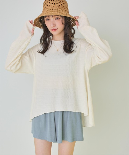 4点セット/ヘムラインラッシュガード×ビキニ/水着