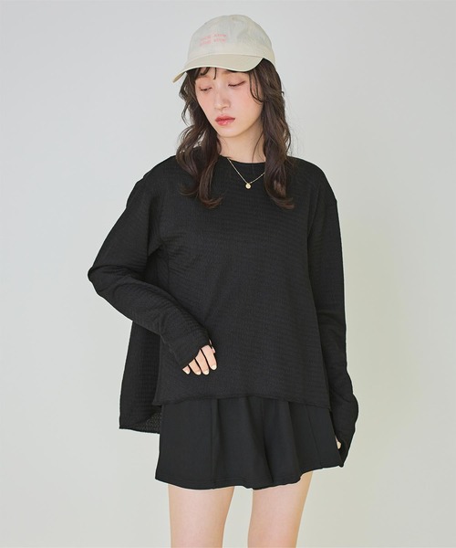 4点セット/ヘムラインラッシュガード×ビキニ/水着