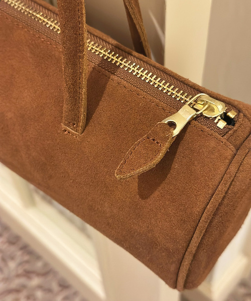 EDIT. FOR LULU(エディットフォールル)の「abc スウェードボストンバッグ(ボストンバッグ・レディース・ブラウン・FREE)」の3枚目の写真