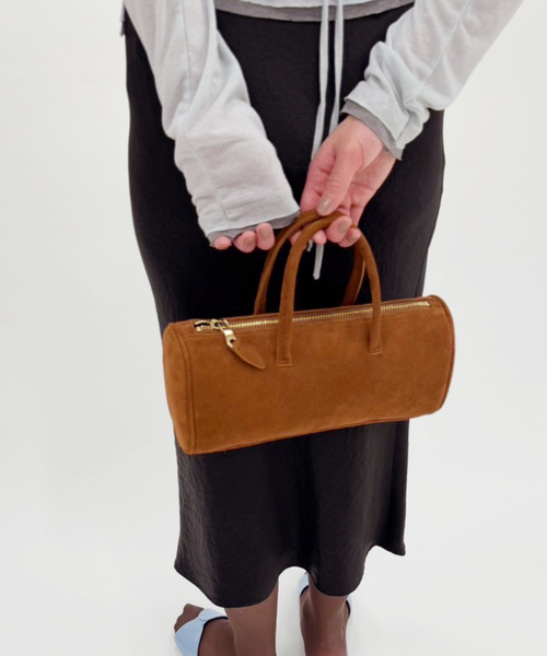 EDIT. FOR LULU(エディットフォールル)の「abc スウェードボストンバッグ(ボストンバッグ・レディース・ブラウン・FREE)」の11枚目の写真