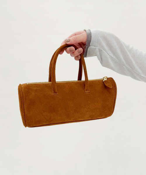 EDIT. FOR LULU(エディットフォールル)の「abc スウェードボストンバッグ(ボストンバッグ・レディース・ブラウン・FREE)」の14枚目の写真