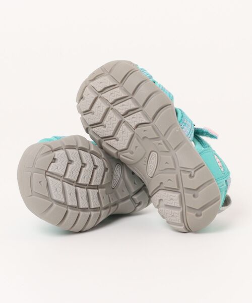 KEEN（キーン）の「KEEN/キーン キッズ サンダル 水陸両用 SEACAMP II CNX シーキャンプ 1030802（サンダル・キッズ・ターコイズブルー・16cm/17cm/18cm/18.5cm/19.5cm/15cm）」の8枚目の写真