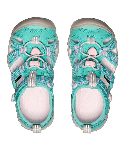 KEEN（キーン）の「KEEN/キーン キッズ サンダル 水陸両用 SEACAMP II CNX シーキャンプ 1030802（サンダル・キッズ・ターコイズブルー・16cm/17cm/18cm/18.5cm/19.5cm/15cm）」の5枚目の写真
