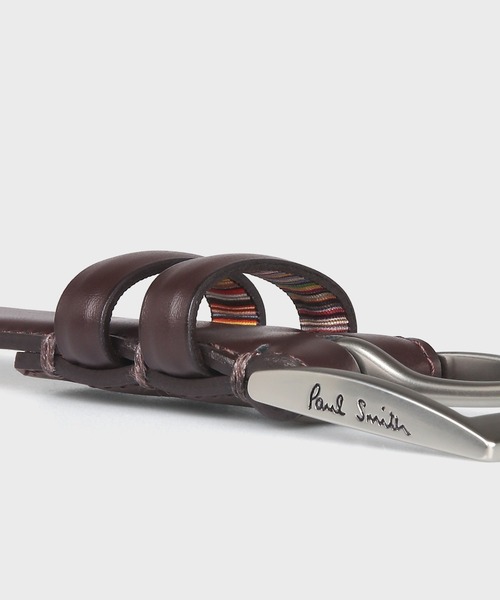 Paul Smith（ポールスミス）の「クラシックバックル レザーベルト【150706 CM】（ベルト・メンズ・ブラック/ダークブラウン・LARGE/MEDIUM/SMALL/X-LARGE）」の8枚目の写真