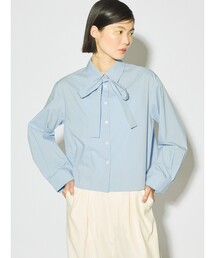 MIDIUMISOLID（ミディウミソリッド）の「MIDIUMISOLID for Ladies タイネックシャツ（シャツ/ブラウス）」