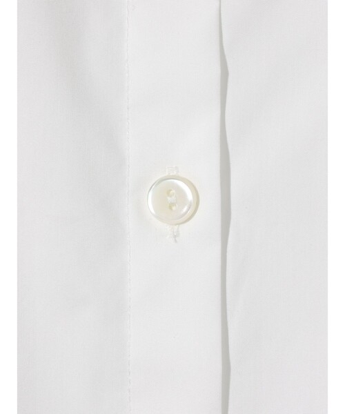 MIDIUMISOLID（ミディウミソリッド）の「MIDIUMISOLID for Ladies タイネックシャツ（シャツ/ブラウス・レディース・オフホワイト/ライトブルー/ブラック・FREE）」の5枚目の写真