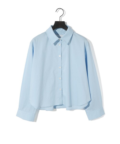 MIDIUMISOLID（ミディウミソリッド）の「MIDIUMISOLID for Ladies タイネックシャツ（シャツ/ブラウス・レディース・オフホワイト/ライトブルー/ブラック・FREE）」の19枚目の写真