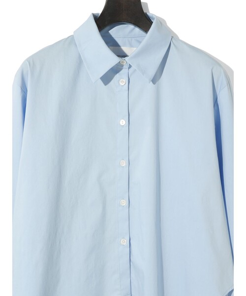 MIDIUMISOLID（ミディウミソリッド）の「MIDIUMISOLID for Ladies タイネックシャツ（シャツ/ブラウス・レディース・オフホワイト/ライトブルー/ブラック・FREE）」の20枚目の写真