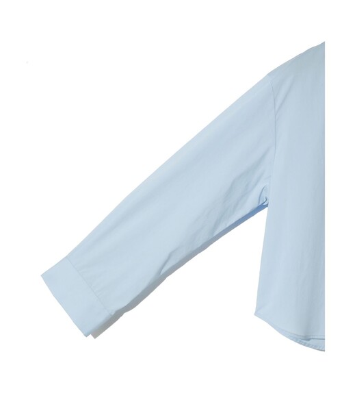 MIDIUMISOLID（ミディウミソリッド）の「MIDIUMISOLID for Ladies タイネックシャツ（シャツ/ブラウス・レディース・オフホワイト/ライトブルー/ブラック・FREE）」の21枚目の写真