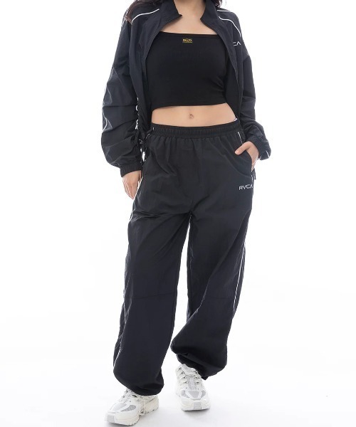 RVCA(ルーカ)の「RVCA レディース MINI RVCA TRACK PANTS ロングパンツ 【2025年春夏モデル】/ルーカセットアップ対応ナイロントラックパンツ(その他パンツ・レディース・ブラック/ベージュ系その他・LARGE/MEDIUM/SMALL)」の10枚目の写真