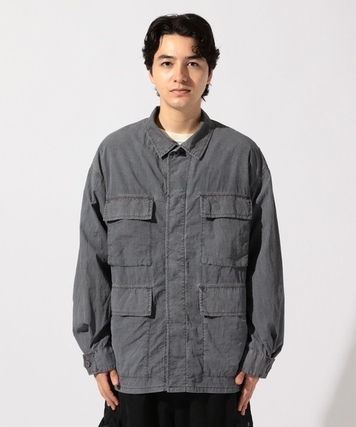 niko and...（ニコアンド）の「オーバーダイバトルドレスユニフォームジャケット（ミリタリージャケット・メンズ・チャコール/グリーン・MEDIUM/LARGE）」の13枚目の写真