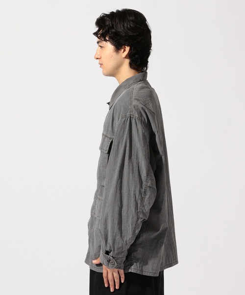 niko and...（ニコアンド）の「オーバーダイバトルドレスユニフォームジャケット（ミリタリージャケット・メンズ・チャコール/グリーン・MEDIUM/LARGE）」の14枚目の写真