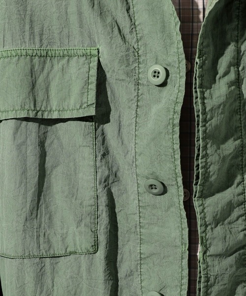 niko and...（ニコアンド）の「オーバーダイバトルドレスユニフォームジャケット（ミリタリージャケット・メンズ・チャコール/グリーン・MEDIUM/LARGE）」の22枚目の写真