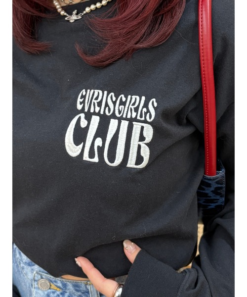 EVRIS（エヴリス）の「ワンポイントベーシックロンT（Tシャツ/カットソー・レディース・ホワイト/ピンク/イエロー/ブラック・FREE）」の12枚目の写真