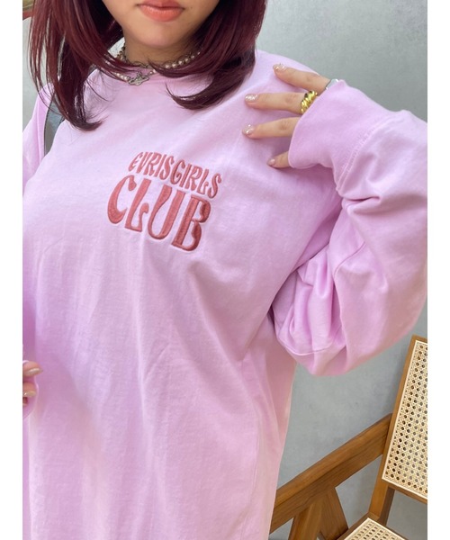 EVRIS（エヴリス）の「ワンポイントベーシックロンT（Tシャツ/カットソー・レディース・ホワイト/ピンク/イエロー/ブラック・FREE）」の22枚目の写真