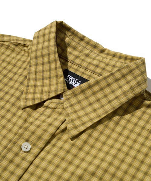 FIRST DOWN（ファーストダウン）の「ウェザーチェック ロングスリーブ シャツ（シャツ/ブラウス・メンズ・イエロー系/ライトグレー系・L/M/XL）」の3枚目の写真