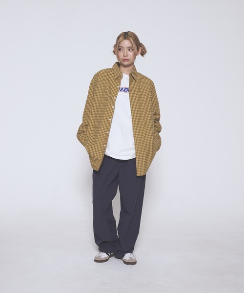 FIRST DOWN（ファーストダウン）の「ウェザーチェック ロングスリーブ シャツ（シャツ/ブラウス・メンズ・イエロー系/ライトグレー系・L/M/XL）」の14枚目の写真