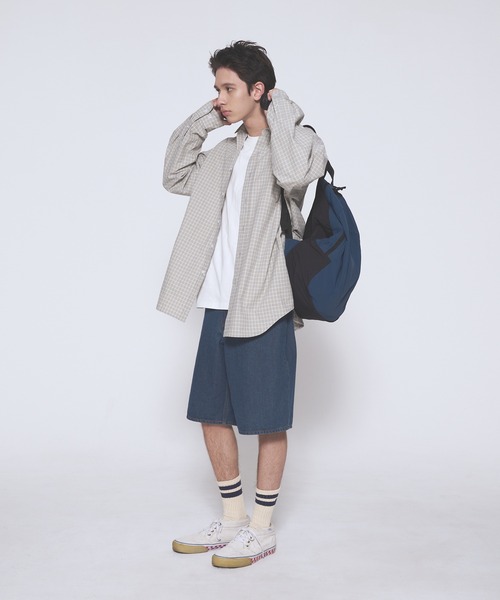 FIRST DOWN（ファーストダウン）の「ウェザーチェック ロングスリーブ シャツ（シャツ/ブラウス・メンズ・イエロー系/ライトグレー系・L/M/XL）」の5枚目の写真