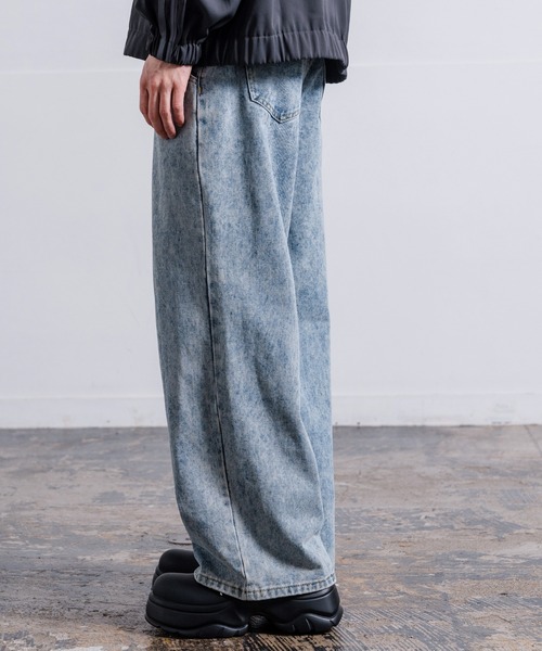 improves（インプローブス）の「バリエーション ワイドデニム（デニムパンツ・メンズ・サックスブルー系/インディゴブルー/ブラック/ブラック系2/ブラック系1/ブラック系/ブルー系1/ブラウン/ブルー系・MEDIUM/SMALL/LARGE/X-LARGE）」の10枚目の写真