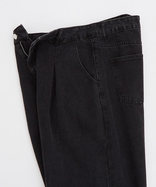 improves（インプローブス）の「バリエーション ワイドデニム（デニムパンツ・メンズ・サックスブルー系/インディゴブルー/ブラック/ブラック系2/ブラック系1/ブラック系/ブルー系1/ブラウン/ブルー系・MEDIUM/SMALL/LARGE/X-LARGE）」の18枚目の写真