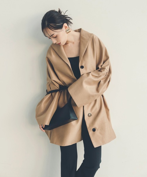 anuans（アニュアンス）の「ストレッチスリットフレアパンツ（その他パンツ・レディース・ブラック/ベージュ/ネイビー/ホワイト系その他・MEDIUM/SMALL/X-SMALL）」の11枚目の写真