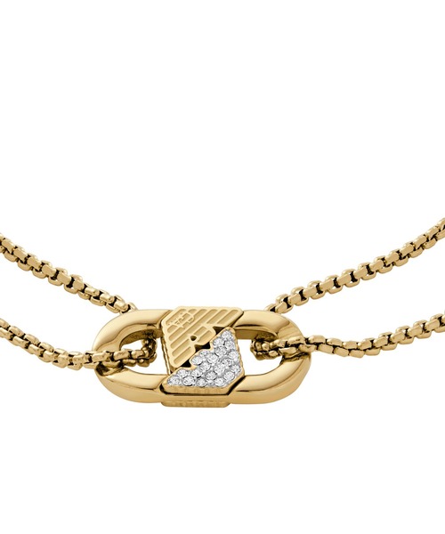 EMPORIO ARMANI（エンポリオアルマーニ）の「エンポリオ・アルマーニ アクセサリー レディース ブレスレット シルバー EGS3175710（ブレスレット・レディース・GOLD・FREE）」の2枚目の写真