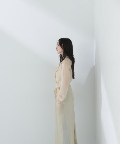 NATURAL BEAUTY BASIC(ナチュラルビューティーベーシック)の「◇シアートレンチコート(トレンチコート・レディース・ベージュ/ブルー・FREE)」の22枚目の写真