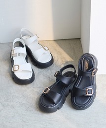 coca（ANDEX shoes product） | ダブルベルト バックル サンダル(サンダル)