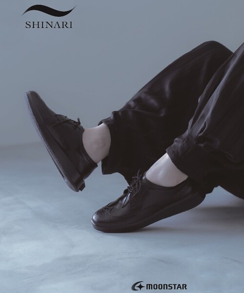 SHIPS any(シップス エニィ)の「SHINARI: SR002 KESAU レースアップ スニーカー◇(スニーカー・メンズ・ブラック・28/27/26/25)」の1枚目の写真