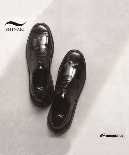 SHIPS any(シップス エニィ)の「SHINARI: SR002 KESAU レースアップ スニーカー◇(スニーカー・メンズ・ブラック・28/27/26/25)」の2枚目の写真