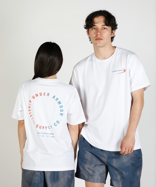 ダートショートスリーブTシャツ セール】UAモチベート グラフィック ショートスリーブ Tシャツ