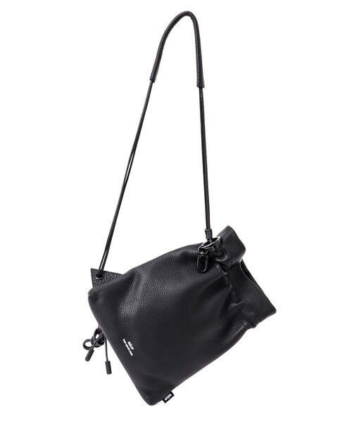 waku（ワク）の「【waku/ワク】レザー巾着ミニショルダー WK-0030（ショルダーバッグ・メンズ・ブラック・FREE）」の16枚目の写真