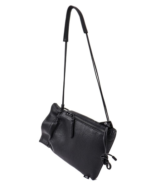 waku（ワク）の「【waku/ワク】レザー巾着ミニショルダー WK-0030（ショルダーバッグ・メンズ・ブラック・FREE）」の11枚目の写真