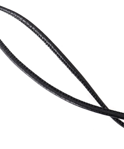 waku（ワク）の「【waku/ワク】レザー巾着ミニショルダー WK-0030（ショルダーバッグ・メンズ・ブラック・FREE）」の4枚目の写真