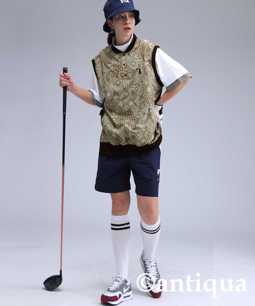 STCH】ペイズリー柄ベスト（ベスト）｜antiqua（アンティカ）の