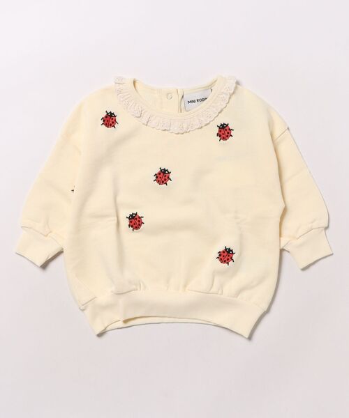 [新品/未使用]⚫︎MINI RODINI⚫︎10-11yトレーナーフード付き 新品/未使用]⚫︎MINI RODINI⚫︎10-11yトレーナーフード付き