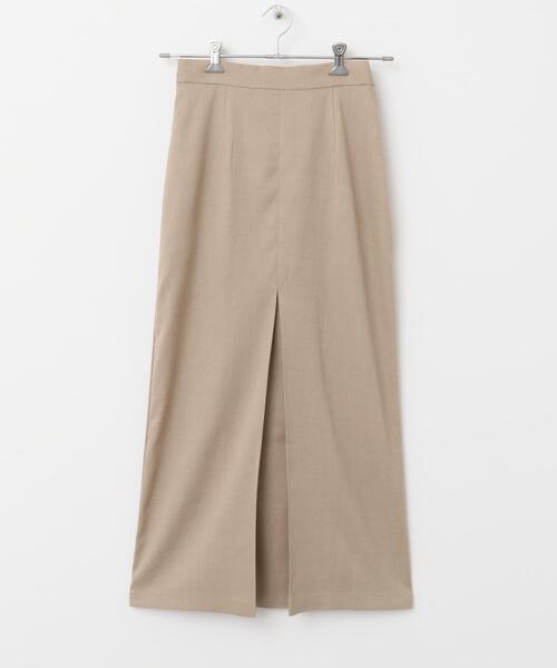 ITEMS URBANRESEARCH（アイテムズ アーバンリサーチ）の「ストレッチセンタータックスカート（スカート・レディース・ブラック/ベージュ・FREE）」の19枚目の写真