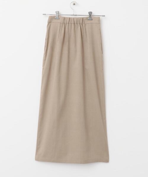 ITEMS URBANRESEARCH（アイテムズ アーバンリサーチ）の「ストレッチセンタータックスカート（スカート・レディース・ブラック/ベージュ・FREE）」の21枚目の写真