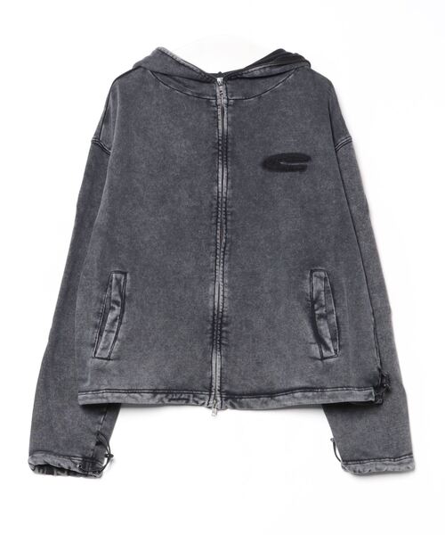 CPG LOGO DYE ZIP HOODIE