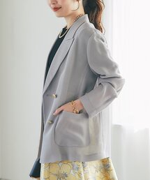 La boutique BonBon（ラブティックボンボン）の「【今すぐお届け！・新色登場】メッシュメタルボタンライトジャケット（テーラードジャケット）」