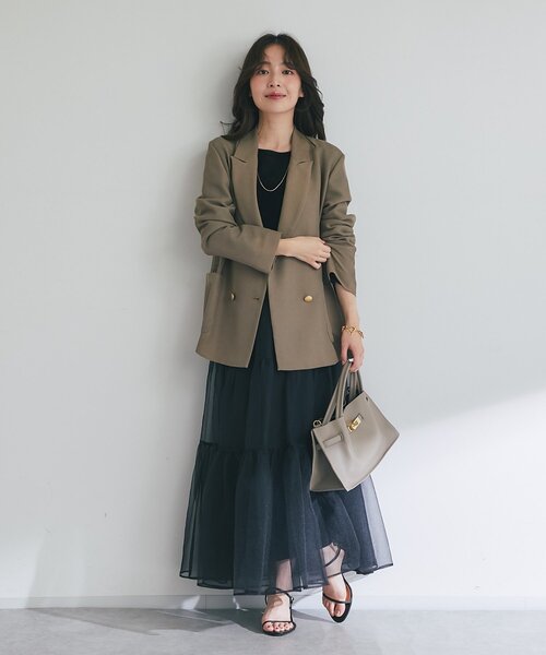 La boutique BonBon メッシュメタルボタンライトジャケット セール】【ベストセラーアイテム・miki監修】メッシュメタル