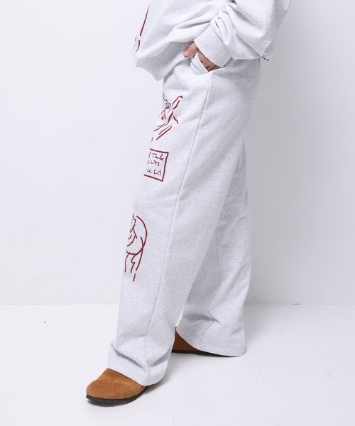 Common Noun（コモン ナウン）の「“HORSE” norahi スウェットパンツ（スウェットパンツ・レディース・ブラウン/杢グレー・M/L）」の8枚目の写真